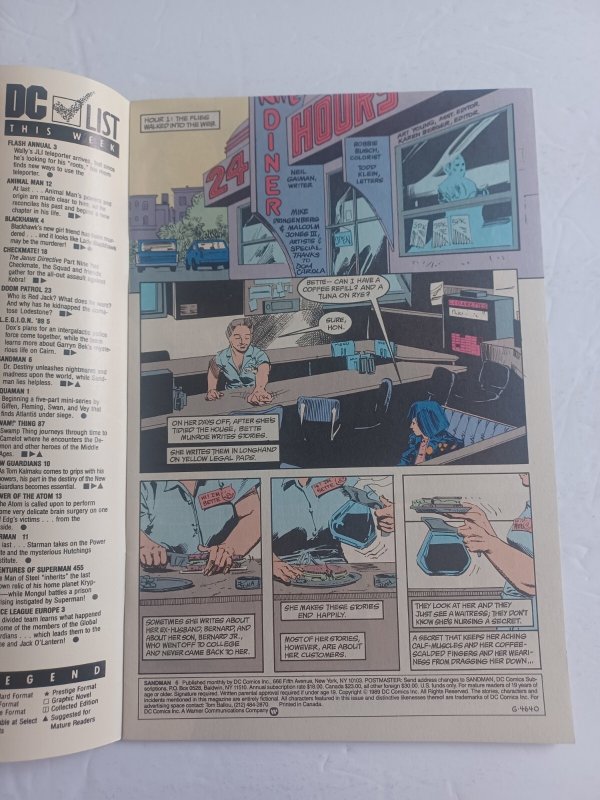 Sandman #6 - Gaiman - Vertigo - 1989 - VF/NM