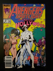 Avengers Spotlight #23 (1989) NEWSSTAND