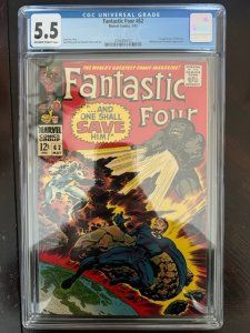Fantastic Four #62 (1967) - CGC 5.5 - 1st Blastaar! KEY