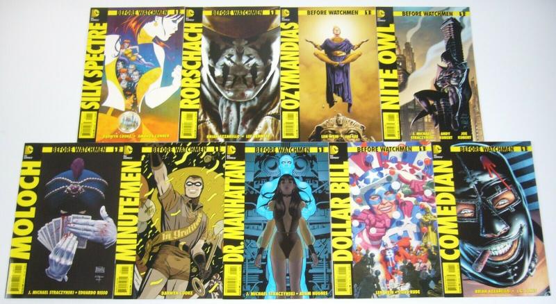 Before Watchmen set of (9) VF/NM comedian dr manhattan rorschach - all #1's lot