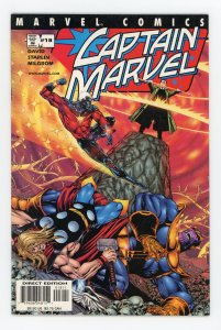 Captain Marvel #18 (1999 v4) Peter David Thor Thanos NM