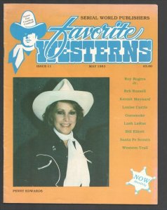 Favorite Westerns #11 1983-Penny Edwards photo cover-Kermit Maynard-Gunsmoke-...