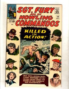 Sgt. Fury & His Howling Commandos # 18 VF Marvel Comic Book Hitler Nazis FM5