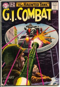 G.I. Combat #95 1962-DC-Haunted Tank-bazooka battle cover-Russ Heath-VG+
