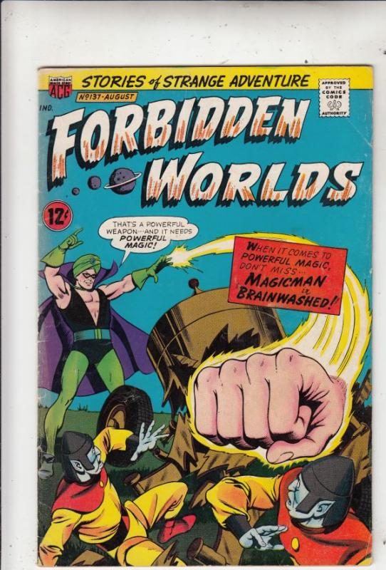 Forbidden Worlds #137 (Aug-66) FN- Mid-Grade Magicman