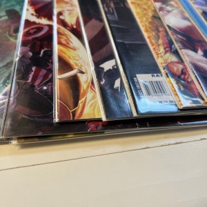 Avengers Invaders #1-12  Complete Series Alex Ross Art- NAMOR, IRONMAN, SPIDEY 