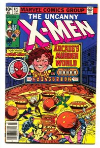 UNCANNY X-MEN #123 comic 1979-MARVEL COMICS--SPIDER-MAN ISSUE vg