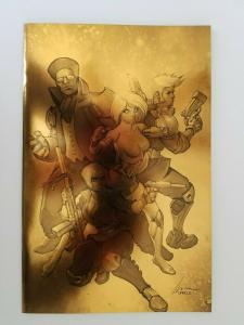 Cyber Spectre #2 Kickstarter Exclusive Ale Garza Gold Foil Cover Scout Comic NM 