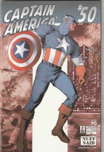 Captain America #50 (2002) Super-High-Grade Super-Giant-Size NM Cap Wow!