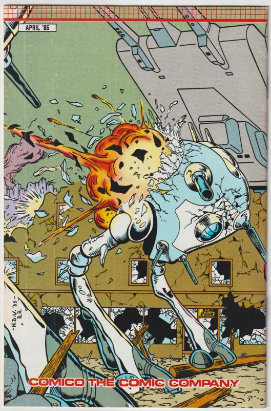 Robotech: The Macross Saga #2 (Apr 1985, Comico), FN condition (6.0)