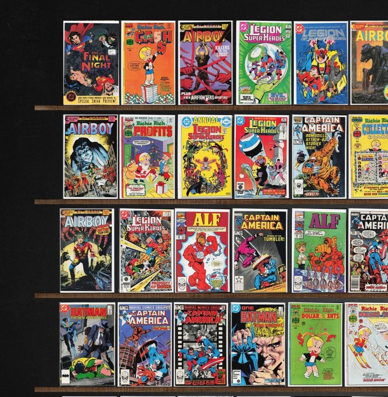 Huge Lot 150+ Comics with Detective Comics, Airboy, The New Mutants & More!