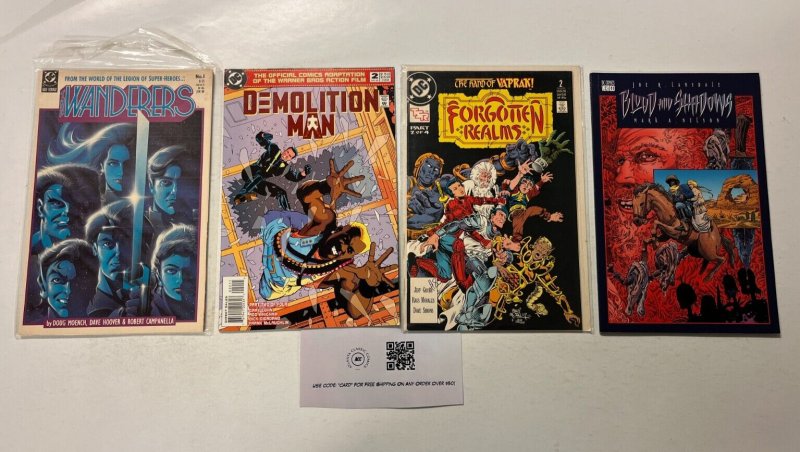 4 DC Comics Forgotten Realms 2 Demolition Man 2 Wanderers 1 Blood Shadow 35 JW15