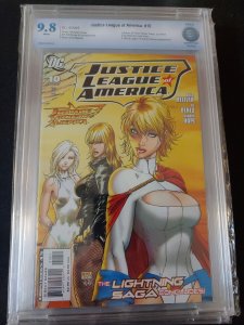 JUSTICE LEAGUE OF AMERICA #10 CBCS 9.8 MICHAEL TURNER COVER