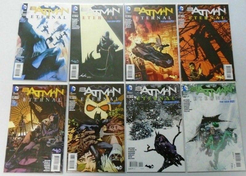 Batman Eternal from:1-39 & ANN1-3 34 different 8.0 VF 2011-15