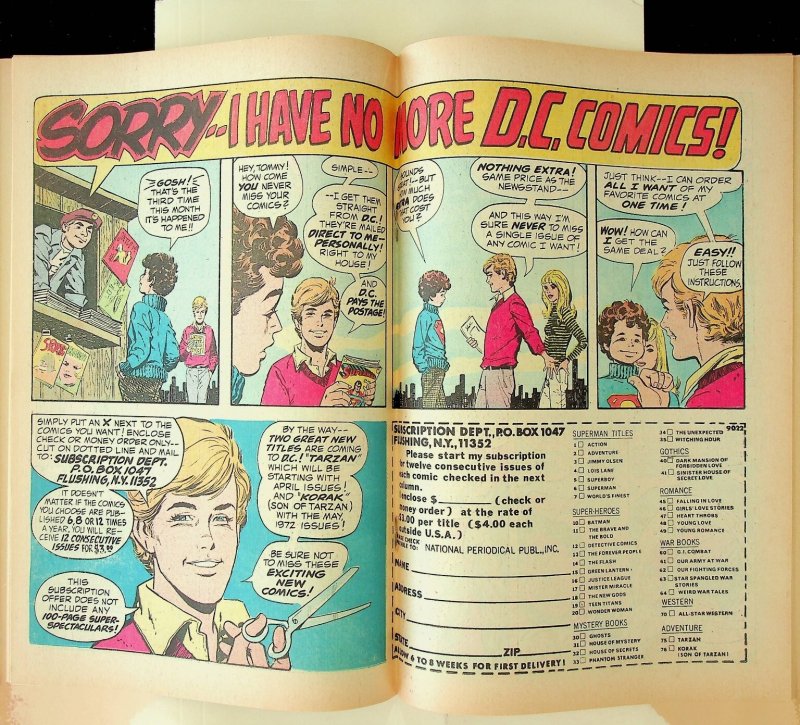 New Gods #7 DC Comics Jack Kirby Manhunter Bronze Age 1971