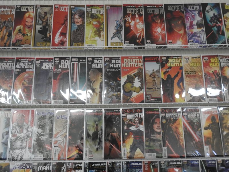 Huge Lot of 140 Comics W/ ALL STAR WARS!!! Avg. VF+ Condition!