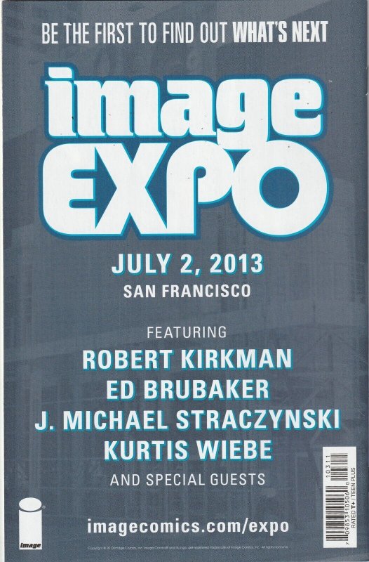 Invincible # 103 Cover A 1st Print NM Image 2013 Robert Kirkman [P3]