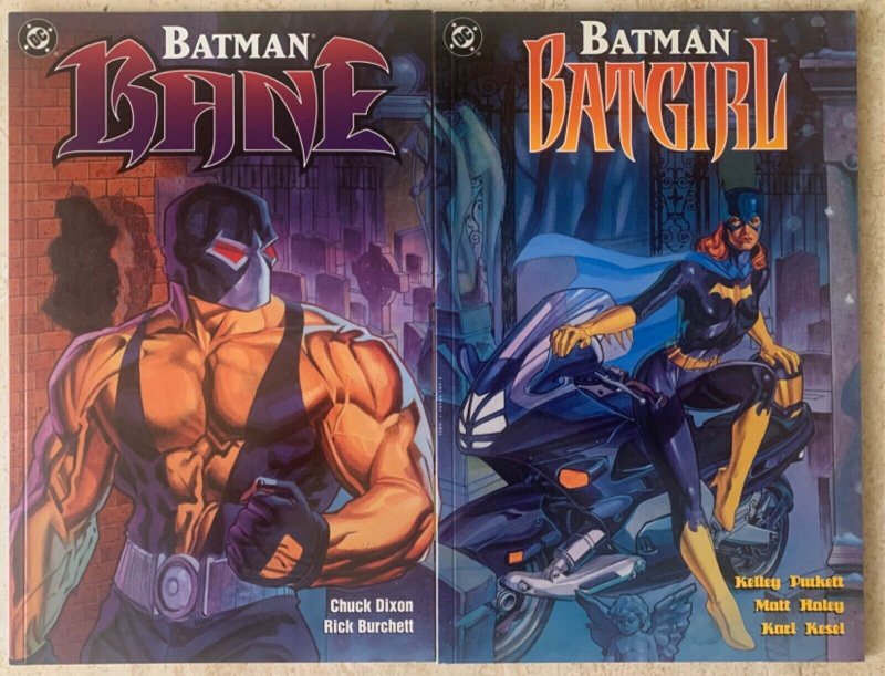 BATMAN OGN LOT OF 12: BANE, BATGIRL, POISON IVY, RIDDLER, TWO-FACE, MORE!