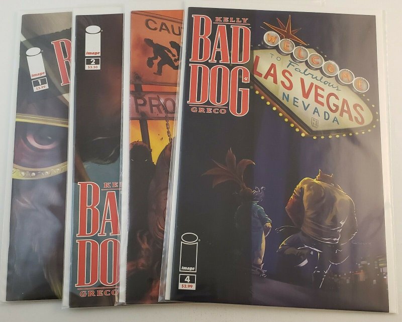 Bad Dog #1-4  High Grade NM Image Comics 2009