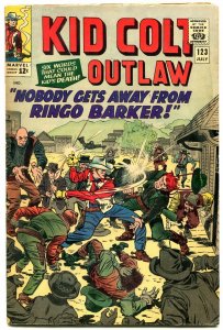 KID COLT OUTLAW #123-MARVEL WESTERN-JACK KIRBY VG