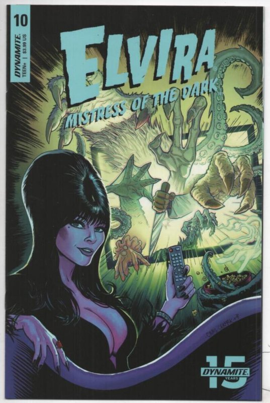 ELVIRA Mistress of the Dark #10 B, NM, Dynamite, 2018 2019, Cermak, Femme Fatale