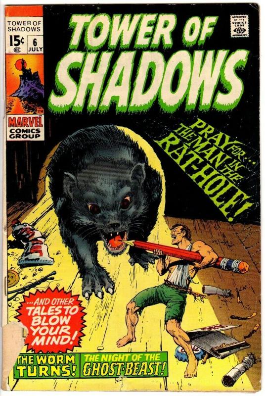 TOWER OF SHADOWS 6 FAIR  July 1970 WOOD!DITKO!COLAN!