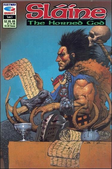 Slaine the Horned God #5 VF/NM ; Fleetway Quality | Simon Bisley Penultimate Iss