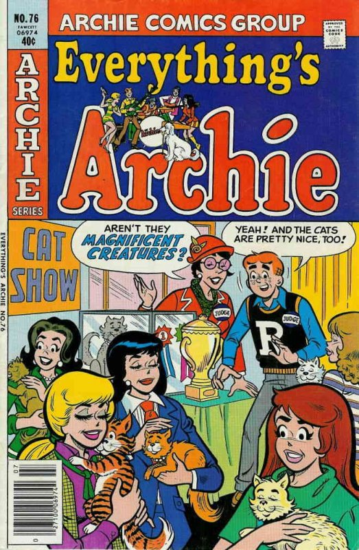 Everything's Archie #76 FN ; Archie | July 1979 Cat Show Cover