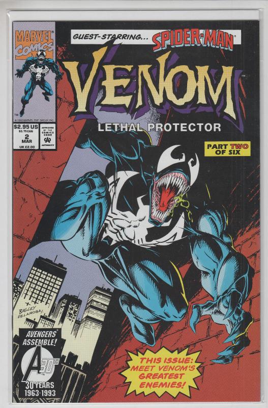 VENOM LETHAL PROTECTOR 6 Issue Mini Complete Spider-man VF/NM-