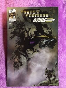 tansformers gi joe #6 double signed june chung jae lee COA dreamwave productions