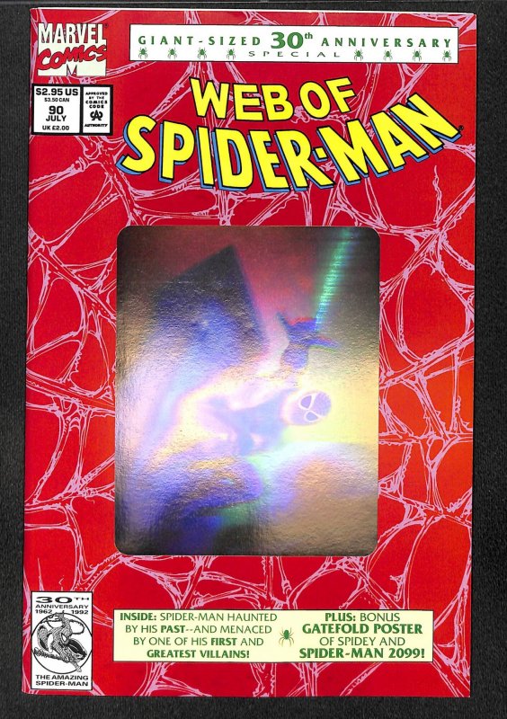 Web of Spider-Man #90  Hologram Cover!