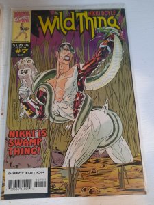 MARVEL COMICS Nikki Doyle WILD THING #1-#7 Lot of 7 books 1-7 board & bagged 93