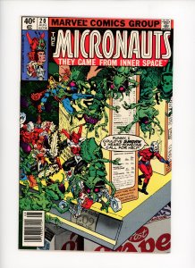 Micronauts #20  VF  1980  Ant-Man Guest Star!  Never Collected!