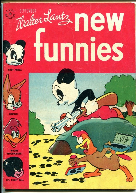 New Funnies #115 1946-Dell-Li'l Eight Ball-Raggedy Ann-Andy Panda-VG 