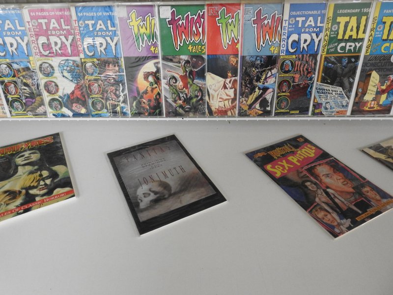 Huge Lot of 120+ Comics W/Tales From the Crypt, Vault of Horror+ Avg VF Cond.