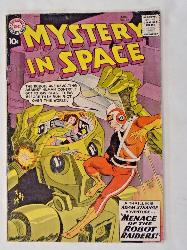 Mystery In Space (1959 DC) #53vg+; Adam Strange Begins!