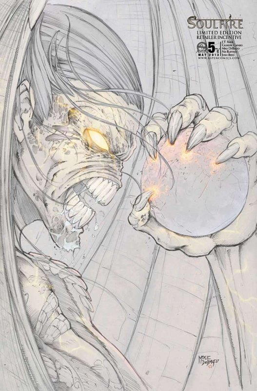 Soulfire (Michael Turner's ,Vol. 4) #5C VF/NM ; Aspen | Limited Edition Retailer