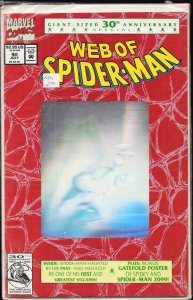 Web of Spider-Man #90 Second Print Cover (1992) Spider-Man