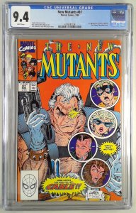 NEW MUTANTS 87 (1983) CGC 9.4 1ST APPEARANCE CABLE STRYFE (SLAB GRADE)