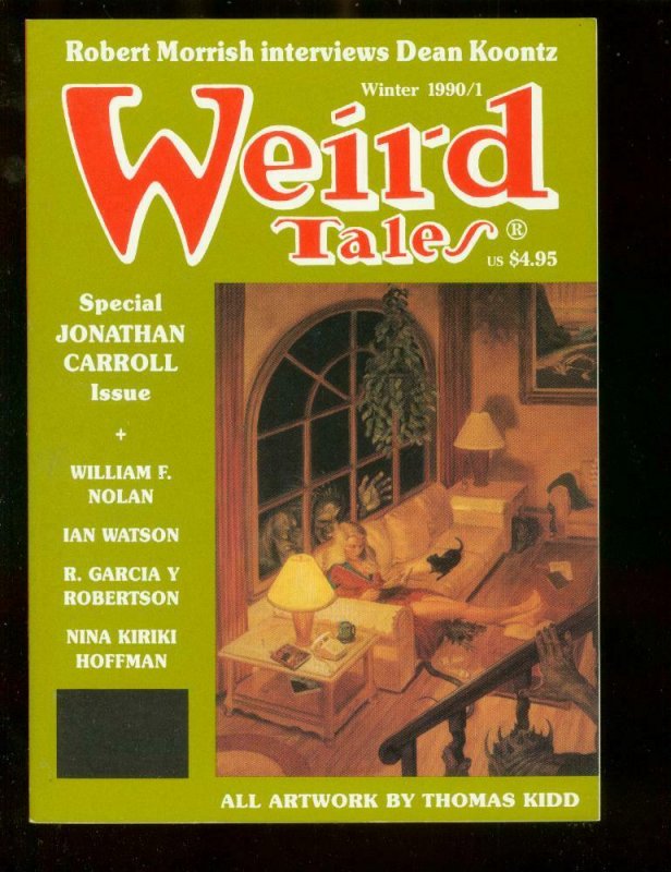 WEIRD TALES-WINTER 1990-THOMAS KIDD-DEAN KOONTZ-PULP  NM