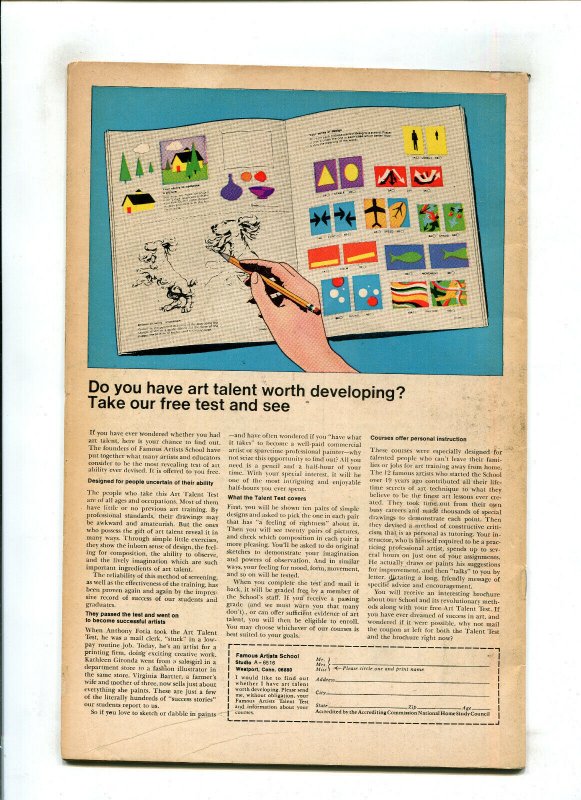 CREATURES ON THE LOOSE #10 (5.0) 1ST KULL!! 1971