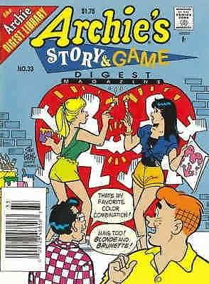 Archie’s Story & Game Digest Magazine #33 VF/NM; Archie | save on shipping - det