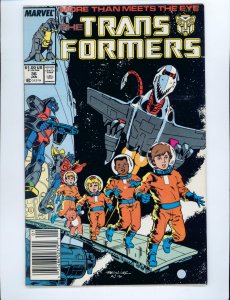 The Transformers #36 Newsstand Edition (1988)
