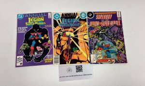 3 DC Comics Superboy and Legion of Superheroes 30 Legion Annuals #3 4 91 JW16