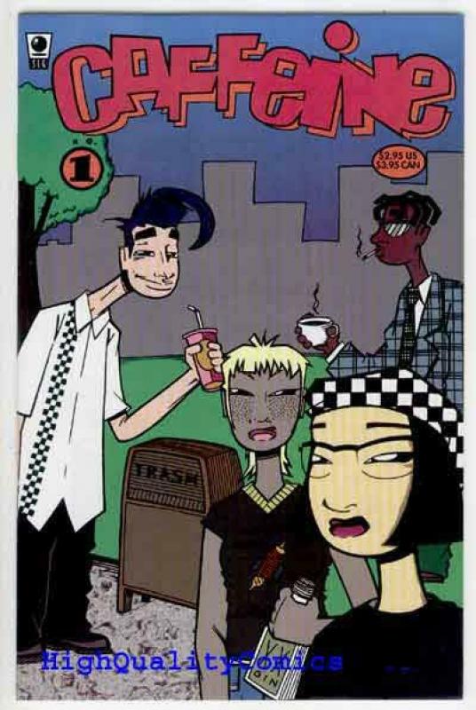 CAFFEINE #1,4, 5, NM,  Jim Hill, Coffee, Java, 1996, more indies in store