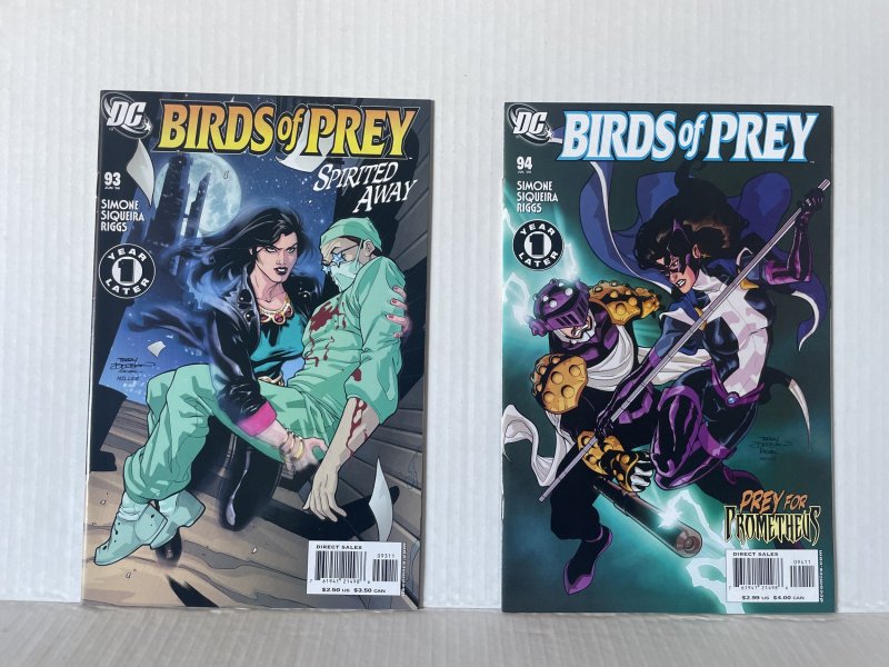 Birds of Prey #93 and 94 (2006) Unlimited Combined Shipping