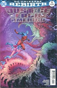 JUSTICE LEAGUE AMERICA Comic # 15 Cover B — 2017 DC Comics VF+ Condition 