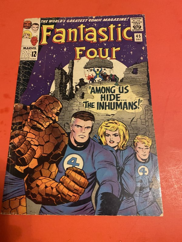 Fantastic Four #45 (1965)1st apps of the inhimans key book