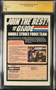G.I. Joe (1982) #2 (CGC 9.6 SS) Signed Larry Hama * Marvel Comics*American Hero