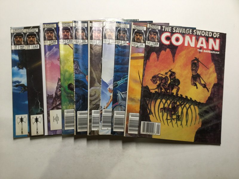 Savage Sword Of Conan 89-227 Magazine Lot 74 Issues Fine 6.0 Marvel